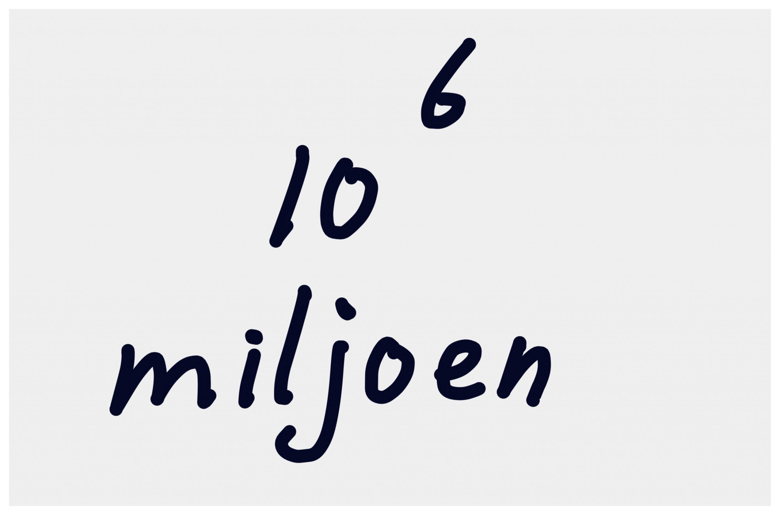 mega, miljoen